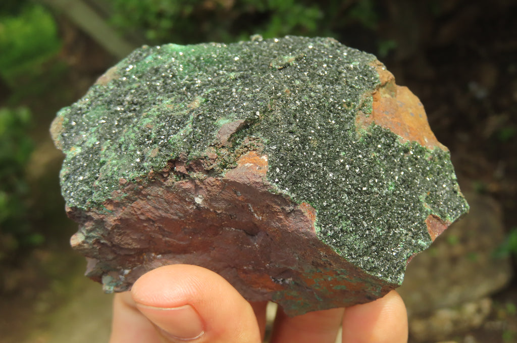 Natural Libethenite Crystals On Dolomite Matrix Specimens x 3 From Shituru, Congo - Toprock Gemstones and Minerals 
