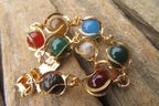 Polished Multicolor Agate Beaded Bracelet with clasp - Sold Per Item - From China - Toprock Gemstones and Minerals 
