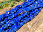 Polished Lapis Lazuli Beaded Tumble Chip Necklace - Sold Per Item - From Afghanistan - Toprock Gemstones and Minerals 