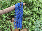 Polished Lapis Lazuli Beaded Tumble Chip Necklace - Sold Per Item - From Afghanistan - Toprock Gemstones and Minerals 