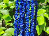 Polished Lapis Lazuli Beaded Tumble Chip Necklace - Sold Per Item - From Afghanistan - Toprock Gemstones and Minerals 