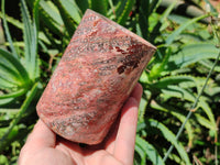 Polished Snakeskin Jasper Candle Holders x 2 From Australia - Toprock Gemstones and Minerals 