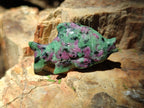 Hand Made Rare Small Fluorescent Ruby Zoisite Fish Carvings - Sold Per Item - From Tanzania - Toprock Gemstones and Minerals 