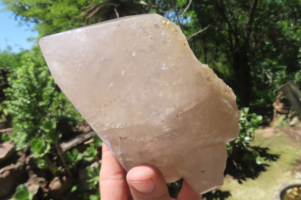 Polished Partially Arcadian Quartz Crystal x 1 From Angola - Toprock Gemstones and Minerals 