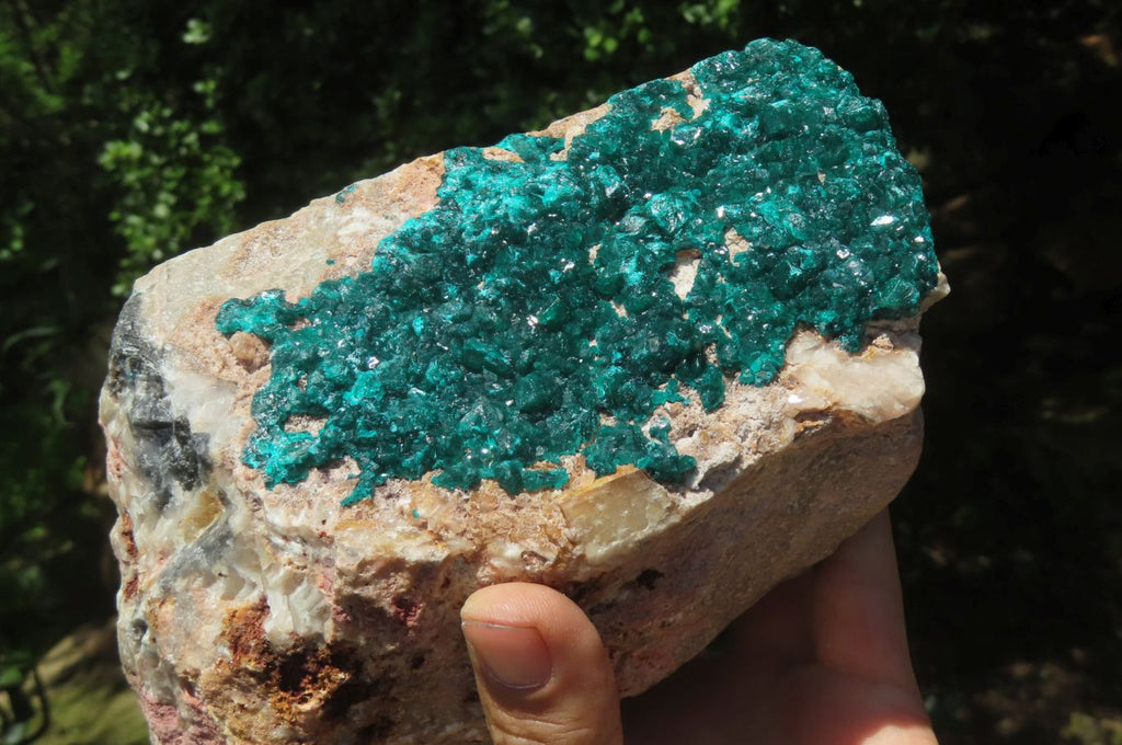 Natural Dioptase Cabinet Specimen x 1 From Brazzaville, Congo - Toprock Gemstones and Minerals 