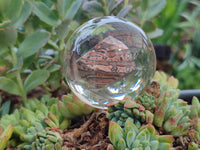 Polished Large Snakeskin Rhyolite Jasper cobbed piece in PVC Resin Sphere - sold per item - From Australia - Toprock Gemstones and Minerals 