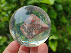 Polished Large Snakeskin Rhyolite Jasper cobbed piece in PVC Resin Sphere - sold per item - From Australia - Toprock Gemstones and Minerals 