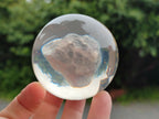 Polished Large Watermelon Fluorite cobbed piece in PVC Resin Sphere - sold per item - From Namibia - Toprock Gemstones and Minerals 