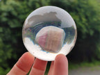 Polished Large Watermelon Fluorite cobbed piece in PVC Resin Sphere - sold per item - From Namibia - Toprock Gemstones and Minerals 