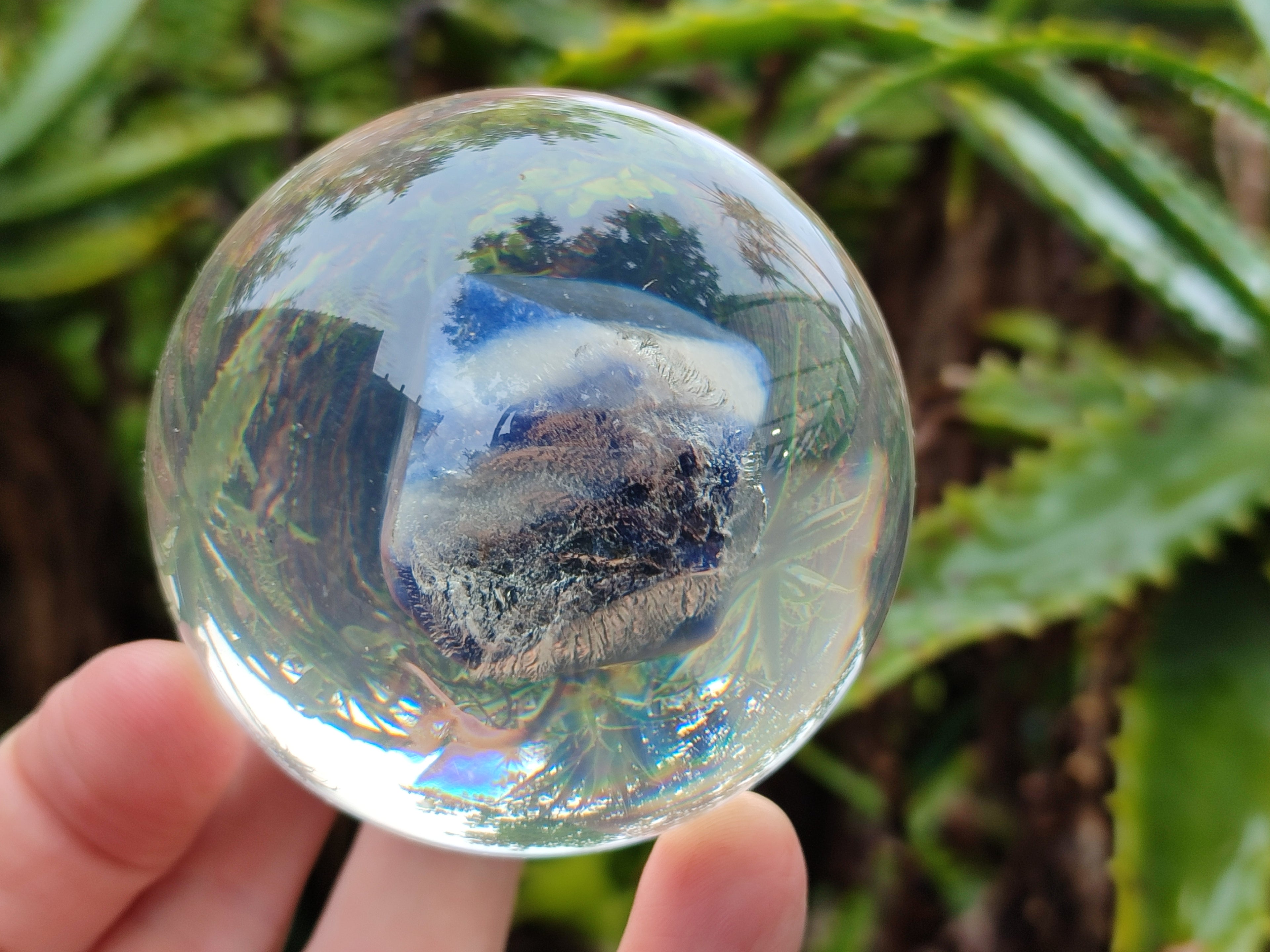 Polished Large Sodalite cobbed piece in PVC Resin Sphere - sold per item - From Namibia - Toprock Gemstones and Minerals 