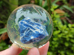 Polished Large Sodalite cobbed piece in PVC Resin Sphere - sold per item - From Namibia - Toprock Gemstones and Minerals 