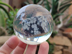 Polished Snowflake Obsidian pieces in PVC Resin Spheres - sold per item - From Mexico - Toprock Gemstones and Minerals 