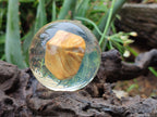 Polished Namibian Desert Picture Stone Jasper cobbed piece in PVC Resin Sphere - sold per item - From Namibia - Toprock Gemstones and Minerals 