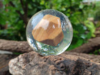 Polished Namibian Desert Picture Stone Jasper cobbed piece in PVC Resin Sphere - sold per item - From Namibia - Toprock Gemstones and Minerals 