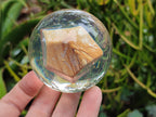 Polished Namibian Desert Picture Stone Jasper cobbed piece in PVC Resin Sphere - sold per item - From Namibia - Toprock Gemstones and Minerals 