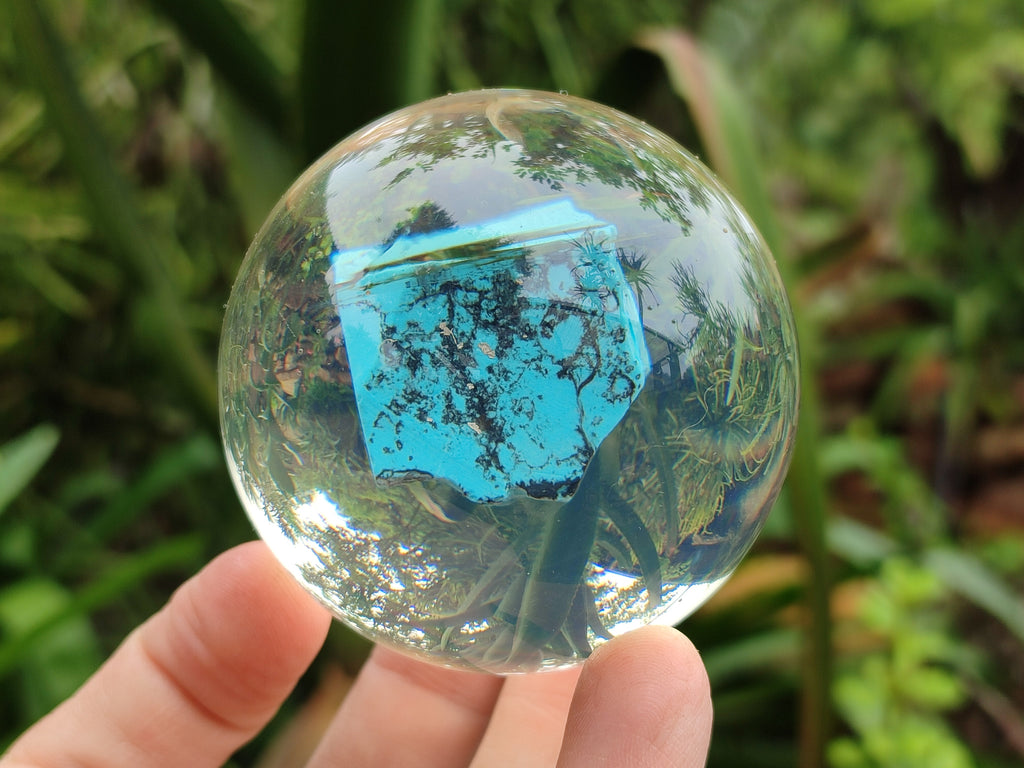 Polished Cobbed Blue Howlite in PVC Resin Spheres - sold per item - From Zimbabwe - Toprock Gemstones and Minerals 