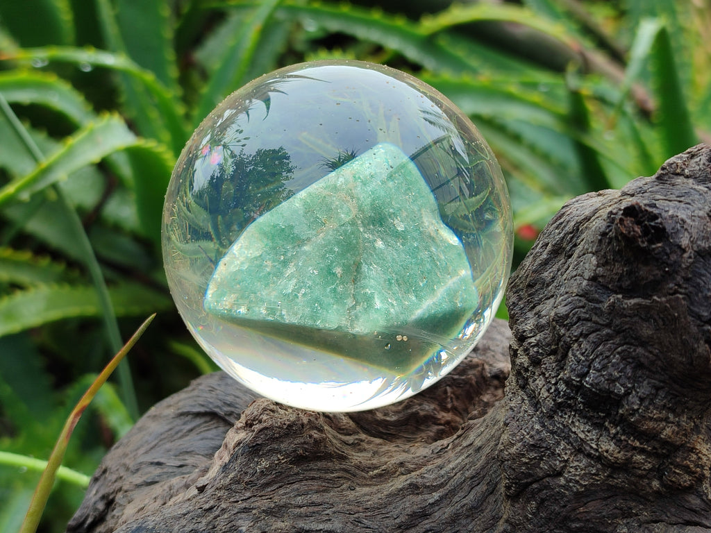 Polished Aventurine in PVC Resin Spheres - sold per item - From Zimbabwe - Toprock Gemstones and Minerals 