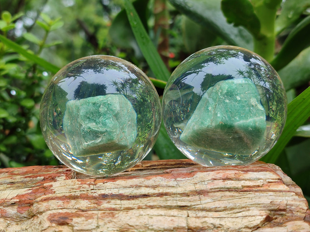 Polished Aventurine in PVC Resin Spheres - sold per item - From Zimbabwe - Toprock Gemstones and Minerals 