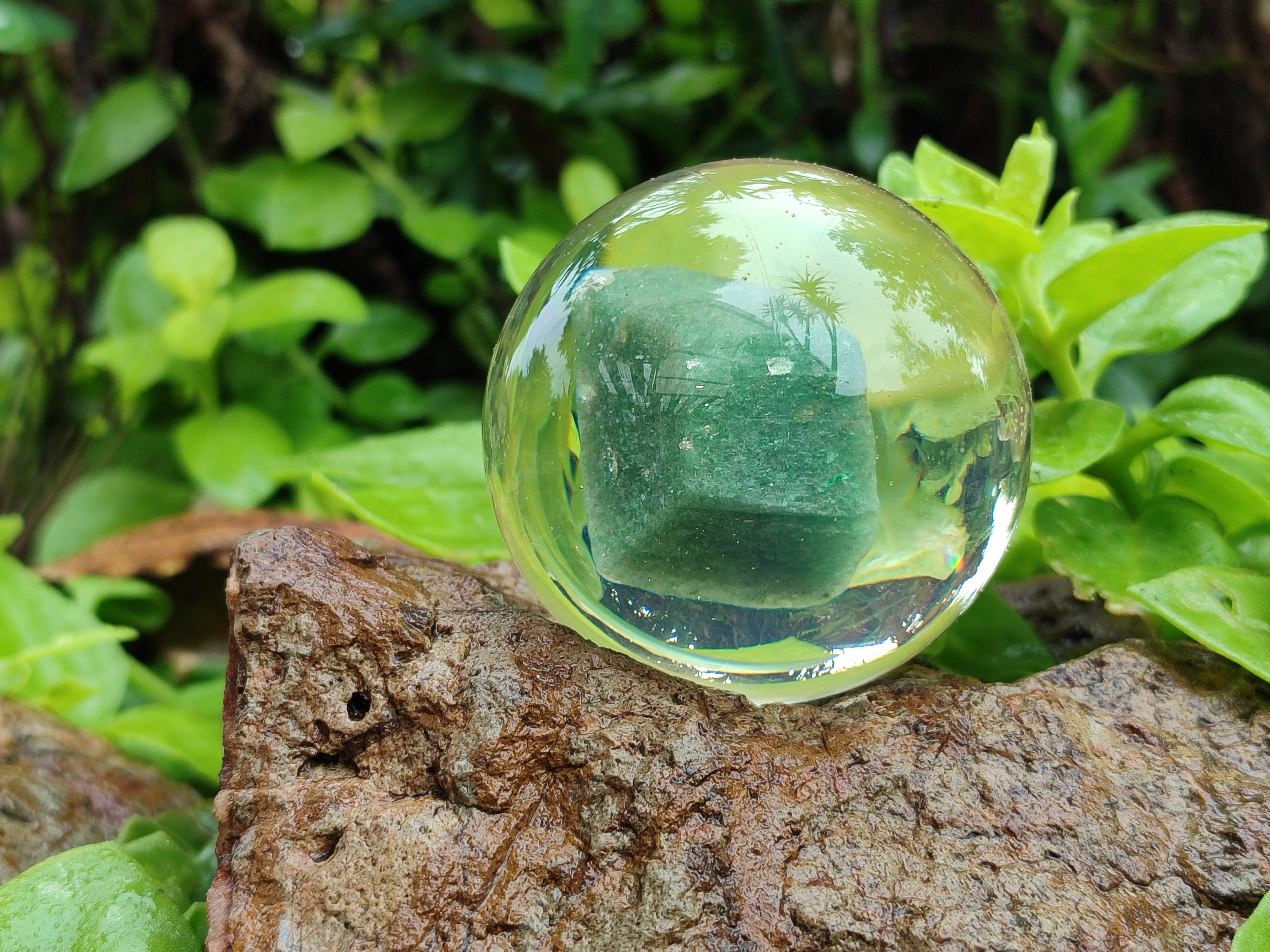 Polished Aventurine in PVC Resin Spheres - sold per item - From Zimbabwe - Toprock Gemstones and Minerals 