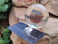Polished Tiger Iron Jasper in PVC Resin Spheres - sold per item - From Australia - Toprock Gemstones and Minerals 