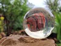 Polished Tiger Iron Jasper in PVC Resin Spheres - sold per item - From Australia - Toprock Gemstones and Minerals 