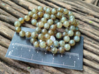 Polished Labradorite Round Shaped Beaded Necklace - Sold Per Item - From Madagascar - Toprock Gemstones and Minerals 