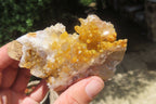 Natural Limonite Quartz Clusters x 6 From Solwezi, Zambia - Toprock Gemstones and Minerals 