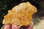 Natural Limonite Quartz Clusters x 6 From Solwezi, Zambia - Toprock Gemstones and Minerals 