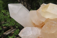 Natural Quartz Clusters x 4 From Madagascar - Toprock Gemstones and Minerals 