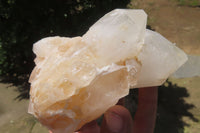 Natural Quartz Clusters x 4 From Madagascar - Toprock Gemstones and Minerals 