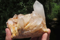 Natural Quartz Clusters x 4 From Madagascar - Toprock Gemstones and Minerals 