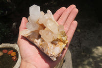 Natural Quartz Clusters x 4 From Madagascar - Toprock Gemstones and Minerals 