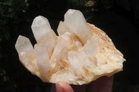 Natural Quartz Clusters x 4 From Madagascar - Toprock Gemstones and Minerals 