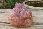 Natural Sugar Amethyst Quartz Clusters x 2 from Solwezi, Zambia - Toprock Gemstones and Minerals 