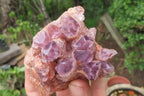 Natural Sugar Amethyst Quartz Clusters x 2 from Solwezi, Zambia - Toprock Gemstones and Minerals 
