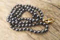 Polished Hematite Beaded Necklace - Sold Per Item - From Southern Africa - Toprock Gemstones and Minerals 