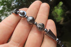 Polished Hematite Beaded Necklace - Sold Per Item - From Southern Africa - Toprock Gemstones and Minerals 