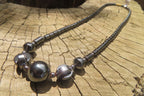 Polished Hematite Beaded Necklace - Sold Per Item - From Southern Africa - Toprock Gemstones and Minerals 