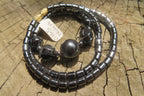 Polished Hematite Beaded Necklace - Sold Per Item - From Southern Africa - Toprock Gemstones and Minerals 