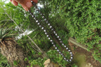 Polished Hematite Faceted Beaded Necklace - Sold Per Item - From Southern Africa - Toprock Gemstones and Minerals 