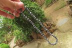 Polished Hematite Faceted Beaded Necklace - Sold Per Item - From Southern Africa - Toprock Gemstones and Minerals 