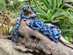 Polished Sodalite Beaded Tumble Chip Necklace - Sold Per Item - From Namibia - Toprock Gemstones and Minerals 