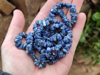 Polished Sodalite Beaded Tumble Chip Necklace - Sold Per Item - From Namibia - Toprock Gemstones and Minerals 