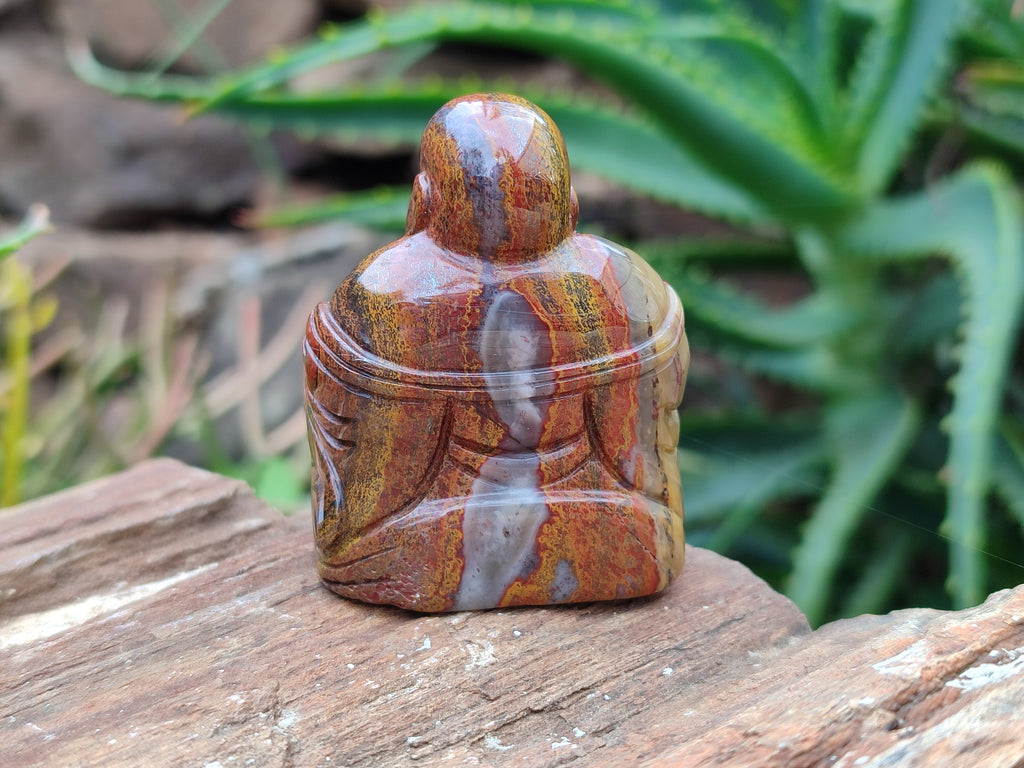 Polished Mini Banded Tiger Iron Jasper Buddha Carvings - sold per item - From Australia - Toprock Gemstones and Minerals 