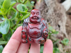 Polished Mini Banded Tiger Iron Jasper Buddha Carvings - sold per item - From Australia - Toprock Gemstones and Minerals 
