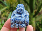 Polished Mini Sodalite Buddha Carvings - sold per item - From Brazil - Toprock Gemstones and Minerals 