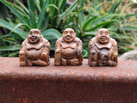 Polished Mini Picture Stone Jasper Buddha Carvings - sold per item - From Namibia - Toprock Gemstones and Minerals 