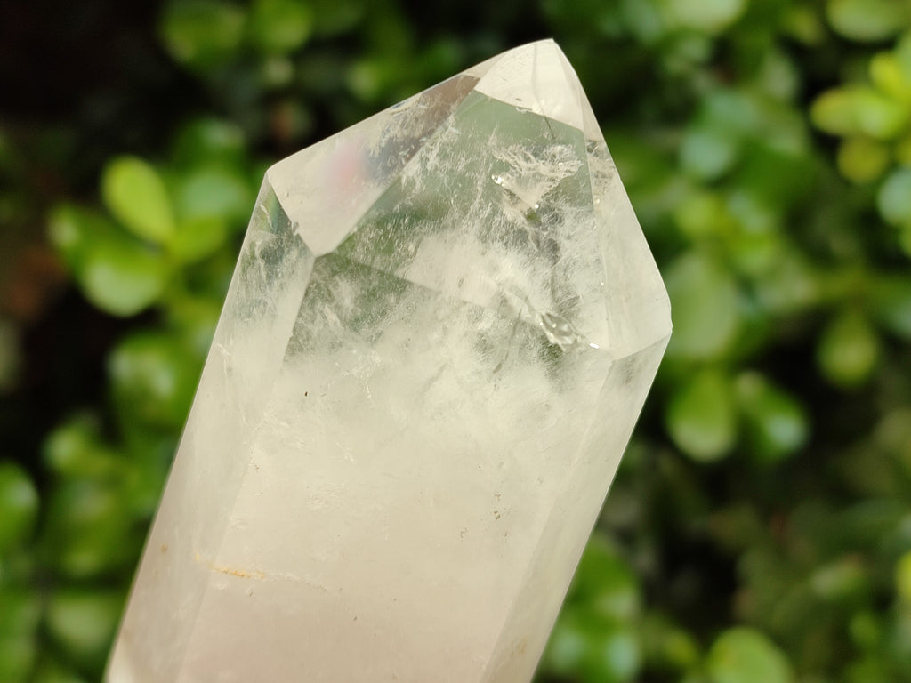 Polished Frosted Quartz Crystal Points x 6 From Madagascar - Toprock Gemstones and Minerals 