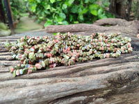 Polished Unakite Beaded Tumble Chip Necklace - Sold Per Item - From South Africa - Toprock Gemstones and Minerals 