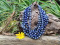 Polished Sodalite Beaded Necklace - Sold Per Item - From Namibia - Toprock Gemstones and Minerals 